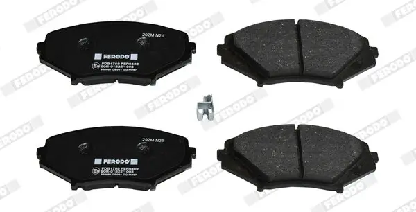 Bremsbelagsatz, Scheibenbremse Vorderachse FERODO FDB1758