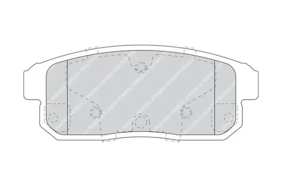 Bremsbelagsatz, Scheibenbremse Hinterachse FERODO FDB1759 Bild Bremsbelagsatz, Scheibenbremse Hinterachse FERODO FDB1759
