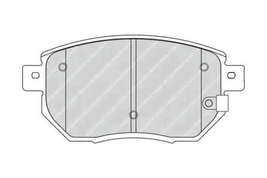 Bremsbelagsatz, Scheibenbremse Vorderachse FERODO FDB1786 Bild Bremsbelagsatz, Scheibenbremse Vorderachse FERODO FDB1786