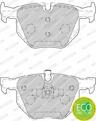 Bremsbelagsatz, Scheibenbremse FERODO FDB1808 Bild Bremsbelagsatz, Scheibenbremse FERODO FDB1808