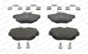 Bremsbelagsatz, Scheibenbremse Hinterachse FERODO FDB1838