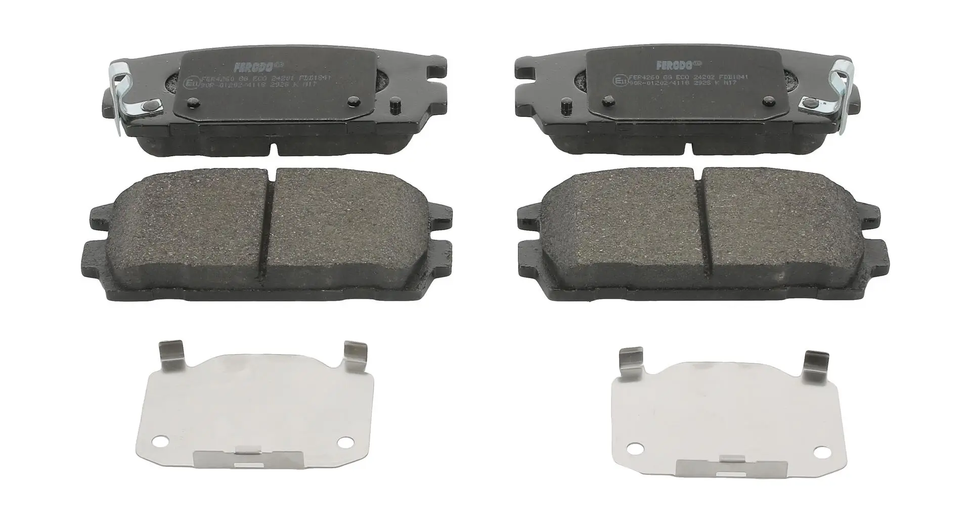 Bremsbelagsatz, Scheibenbremse Hinterachse FERODO FDB1841