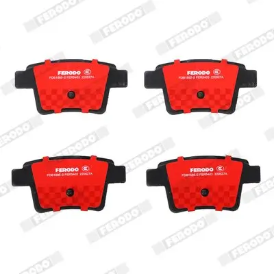 Bremsbelagsatz, Scheibenbremse FERODO FVR5120 Bild Bremsbelagsatz, Scheibenbremse FERODO FVR5120
