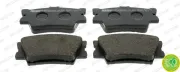 Bremsbelagsatz, Scheibenbremse Hinterachse FERODO FDB1892