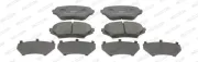 Bremsbelagsatz, Scheibenbremse Vorderachse FERODO FDB1893