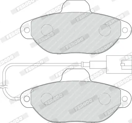 Bremsbelagsatz, Scheibenbremse FERODO FDB1311 Bild Bremsbelagsatz, Scheibenbremse FERODO FDB1311