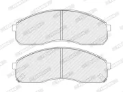 Bremsbelagsatz, Scheibenbremse Vorderachse FERODO FDB1990