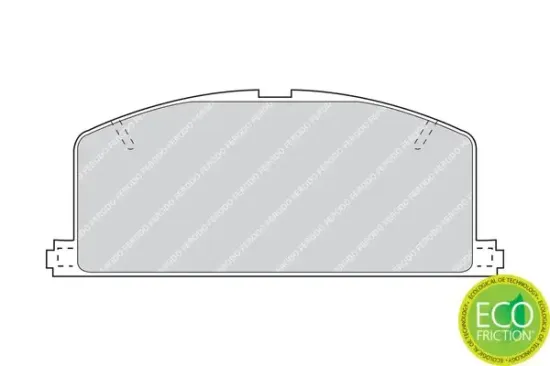 Bremsbelagsatz, Scheibenbremse Vorderachse FERODO FDB308 Bild Bremsbelagsatz, Scheibenbremse Vorderachse FERODO FDB308