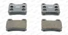 Bremsbelagsatz, Scheibenbremse Hinterachse FERODO FDB328 Bild Bremsbelagsatz, Scheibenbremse Hinterachse FERODO FDB328