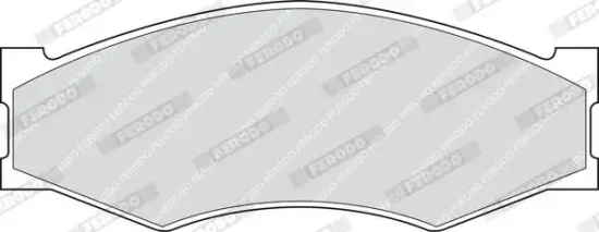 Bremsbelagsatz, Scheibenbremse Vorderachse FERODO FDB1112 Bild Bremsbelagsatz, Scheibenbremse Vorderachse FERODO FDB1112