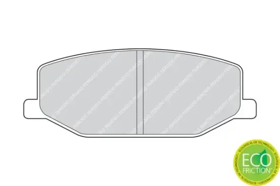 Bremsbelagsatz, Scheibenbremse Vorderachse FERODO FDB396 Bild Bremsbelagsatz, Scheibenbremse Vorderachse FERODO FDB396