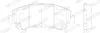 Bremsbelagsatz, Scheibenbremse Vorderachse FERODO FDB4051 Bild Bremsbelagsatz, Scheibenbremse Vorderachse FERODO FDB4051