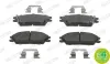 Bremsbelagsatz, Scheibenbremse Vorderachse FERODO FDB4076 Bild Bremsbelagsatz, Scheibenbremse Vorderachse FERODO FDB4076