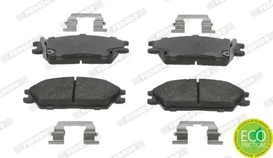 Bremsbelagsatz, Scheibenbremse Vorderachse FERODO FDB4076 Bild Bremsbelagsatz, Scheibenbremse Vorderachse FERODO FDB4076