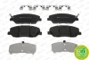 Bremsbelagsatz, Scheibenbremse Vorderachse FERODO FDB4111 Bild Bremsbelagsatz, Scheibenbremse Vorderachse FERODO FDB4111