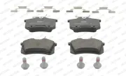 Bremsbelagsatz, Scheibenbremse Hinterachse FERODO FDB4178