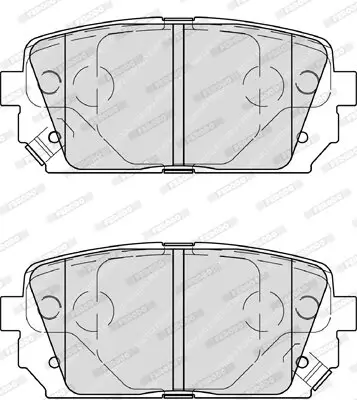 Bremsbelagsatz, Scheibenbremse Hinterachse FERODO FDB4193 Bild Bremsbelagsatz, Scheibenbremse Hinterachse FERODO FDB4193