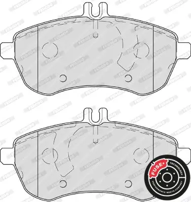 Bremsbelagsatz, Scheibenbremse Vorderachse FERODO FDB4199 Bild Bremsbelagsatz, Scheibenbremse Vorderachse FERODO FDB4199