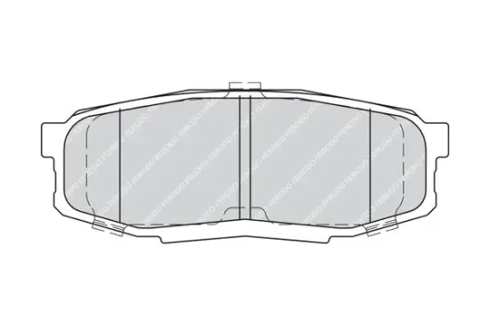 Bremsbelagsatz, Scheibenbremse Hinterachse FERODO FDB4230 Bild Bremsbelagsatz, Scheibenbremse Hinterachse FERODO FDB4230