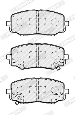 Bremsbelagsatz, Scheibenbremse Vorderachse FERODO FDB4234 Bild Bremsbelagsatz, Scheibenbremse Vorderachse FERODO FDB4234