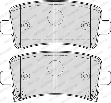 Bremsbelagsatz, Scheibenbremse Hinterachse FERODO FDB4252 Bild Bremsbelagsatz, Scheibenbremse Hinterachse FERODO FDB4252