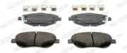 Bremsbelagsatz, Scheibenbremse Vorderachse FERODO FDB4276