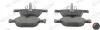Bremsbelagsatz, Scheibenbremse Hinterachse FERODO FDB4286 Bild Bremsbelagsatz, Scheibenbremse Hinterachse FERODO FDB4286