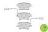 Bremsbelagsatz, Scheibenbremse Hinterachse FERODO FDB4325 Bild Bremsbelagsatz, Scheibenbremse Hinterachse FERODO FDB4325
