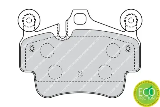 Bremsbelagsatz, Scheibenbremse FERODO FDB4330 Bild Bremsbelagsatz, Scheibenbremse FERODO FDB4330