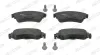 Bremsbelagsatz, Scheibenbremse Vorderachse FERODO FDB4336