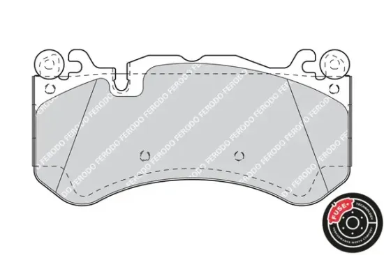 Bremsbelagsatz, Scheibenbremse FERODO FDB4373 Bild Bremsbelagsatz, Scheibenbremse FERODO FDB4373