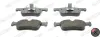 Bremsbelagsatz, Scheibenbremse Vorderachse FERODO FDB4489 Bild Bremsbelagsatz, Scheibenbremse Vorderachse FERODO FDB4489