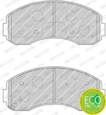 Bremsbelagsatz, Scheibenbremse Vorderachse FERODO FDB4567 Bild Bremsbelagsatz, Scheibenbremse Vorderachse FERODO FDB4567