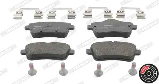 Bremsbelagsatz, Scheibenbremse Hinterachse FERODO FDB4587 Bild Bremsbelagsatz, Scheibenbremse Hinterachse FERODO FDB4587