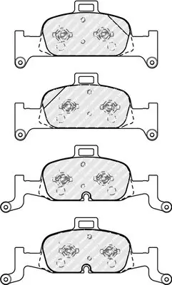 Bremsbelagsatz, Scheibenbremse FERODO FDB4616 Bild Bremsbelagsatz, Scheibenbremse FERODO FDB4616