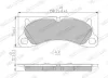 Bremsbelagsatz, Scheibenbremse Vorderachse FERODO FDB4664 Bild Bremsbelagsatz, Scheibenbremse Vorderachse FERODO FDB4664