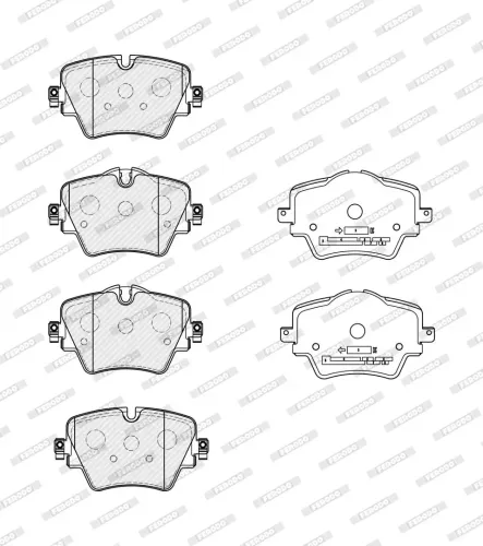 Bremsbelagsatz, Scheibenbremse FERODO FDB4689 Bild Bremsbelagsatz, Scheibenbremse FERODO FDB4689