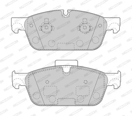 Bremsbelagsatz, Scheibenbremse Vorderachse FERODO FDB4693 Bild Bremsbelagsatz, Scheibenbremse Vorderachse FERODO FDB4693
