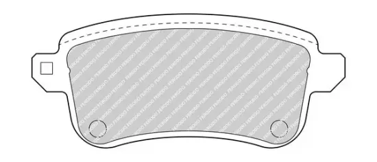 Bremsbelagsatz, Scheibenbremse FERODO FDB4699 Bild Bremsbelagsatz, Scheibenbremse FERODO FDB4699