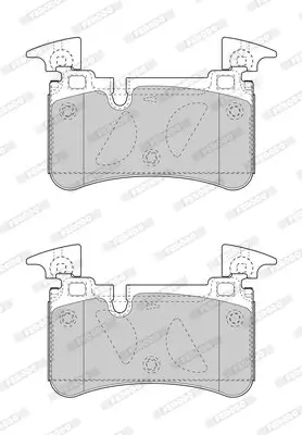 Bremsbelagsatz, Scheibenbremse FERODO FDB4714 Bild Bremsbelagsatz, Scheibenbremse FERODO FDB4714
