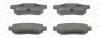 Bremsbelagsatz, Scheibenbremse Hinterachse FERODO FDB472