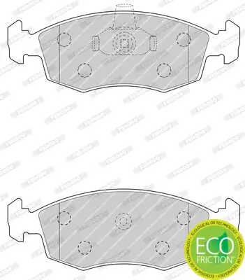 Bremsbelagsatz, Scheibenbremse Vorderachse FERODO FDB4735 Bild Bremsbelagsatz, Scheibenbremse Vorderachse FERODO FDB4735