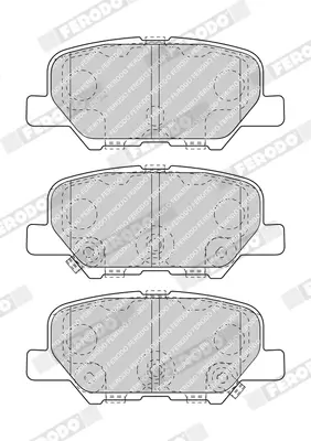 Bremsbelagsatz, Scheibenbremse FERODO FDB4739 Bild Bremsbelagsatz, Scheibenbremse FERODO FDB4739