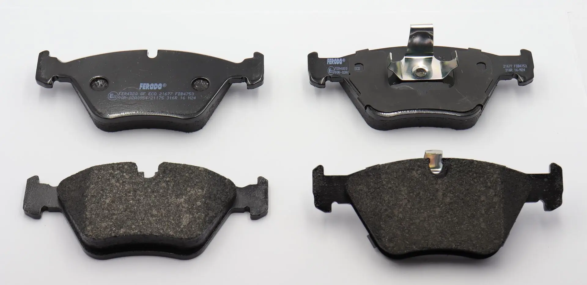 Bremsbelagsatz, Scheibenbremse Vorderachse FERODO FDB4753