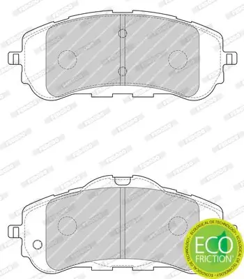 Bremsbelagsatz, Scheibenbremse Vorderachse FERODO FDB4764 Bild Bremsbelagsatz, Scheibenbremse Vorderachse FERODO FDB4764
