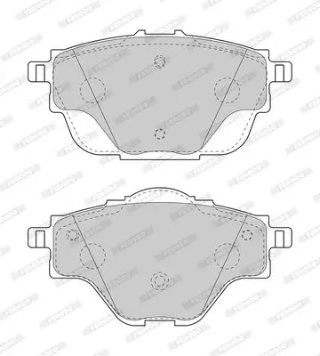 Bremsbelagsatz, Scheibenbremse Hinterachse FERODO FDB4766 Bild Bremsbelagsatz, Scheibenbremse Hinterachse FERODO FDB4766