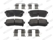 Bremsbelagsatz, Scheibenbremse Hinterachse FERODO FDB4771