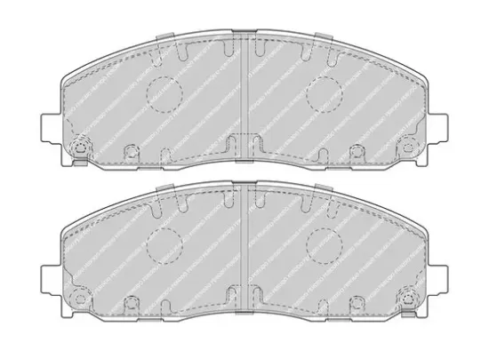 Bremsbelagsatz, Scheibenbremse Vorderachse FERODO FDB4785 Bild Bremsbelagsatz, Scheibenbremse Vorderachse FERODO FDB4785