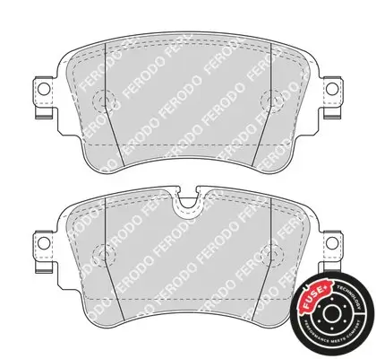 Bremsbelagsatz, Scheibenbremse FERODO FDB4807 Bild Bremsbelagsatz, Scheibenbremse FERODO FDB4807