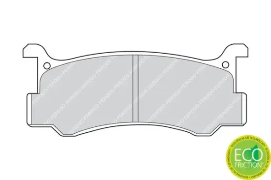 Bremsbelagsatz, Scheibenbremse Hinterachse FERODO FDB482 Bild Bremsbelagsatz, Scheibenbremse Hinterachse FERODO FDB482